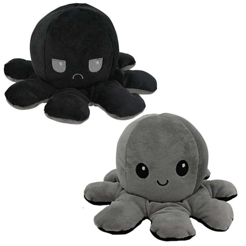 Umkehrbarer Mini-Oktopus Plüschtier