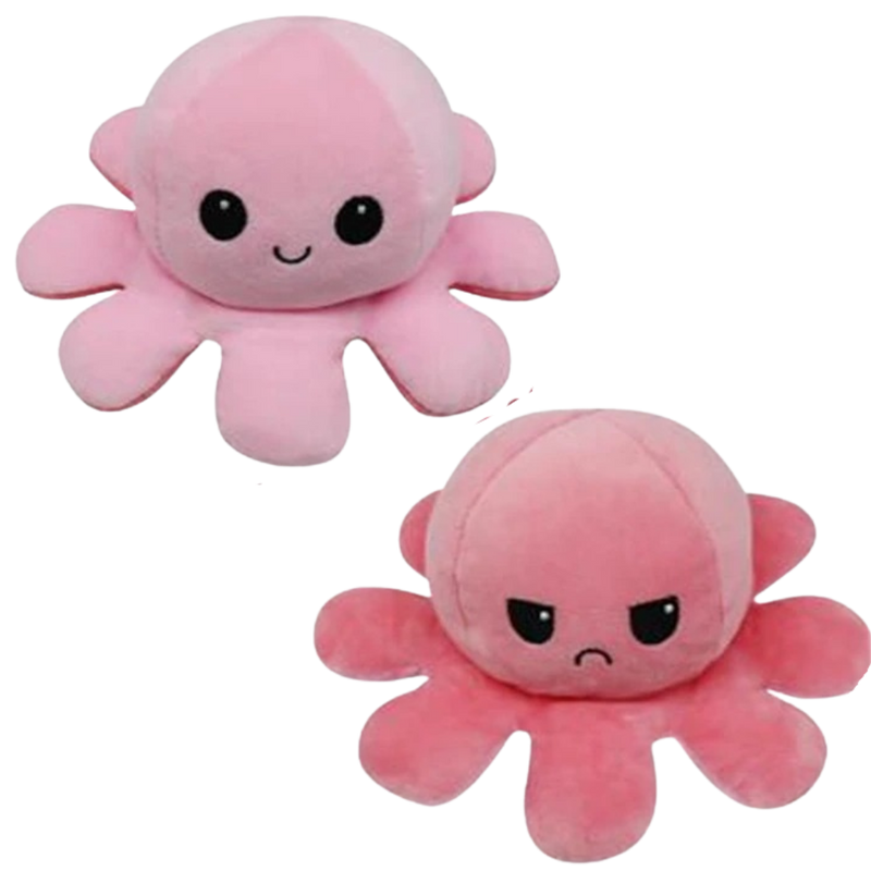 Umkehrbarer Mini-Oktopus Plüschtier