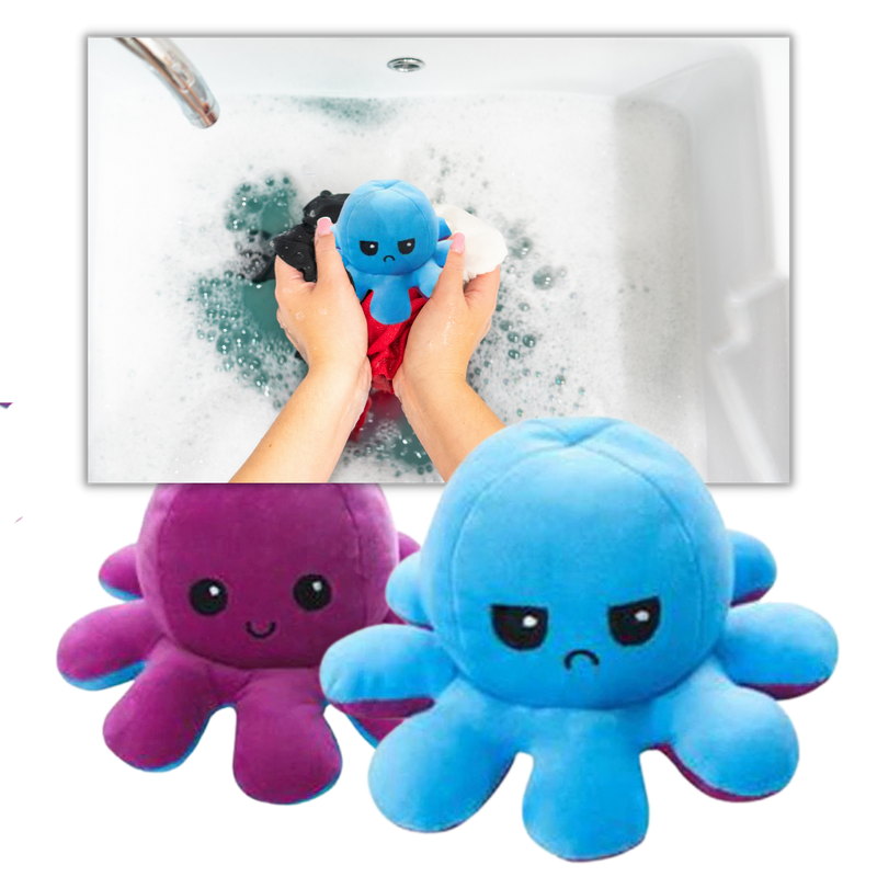 Umkehrbarer Mini-Oktopus Plüschtier