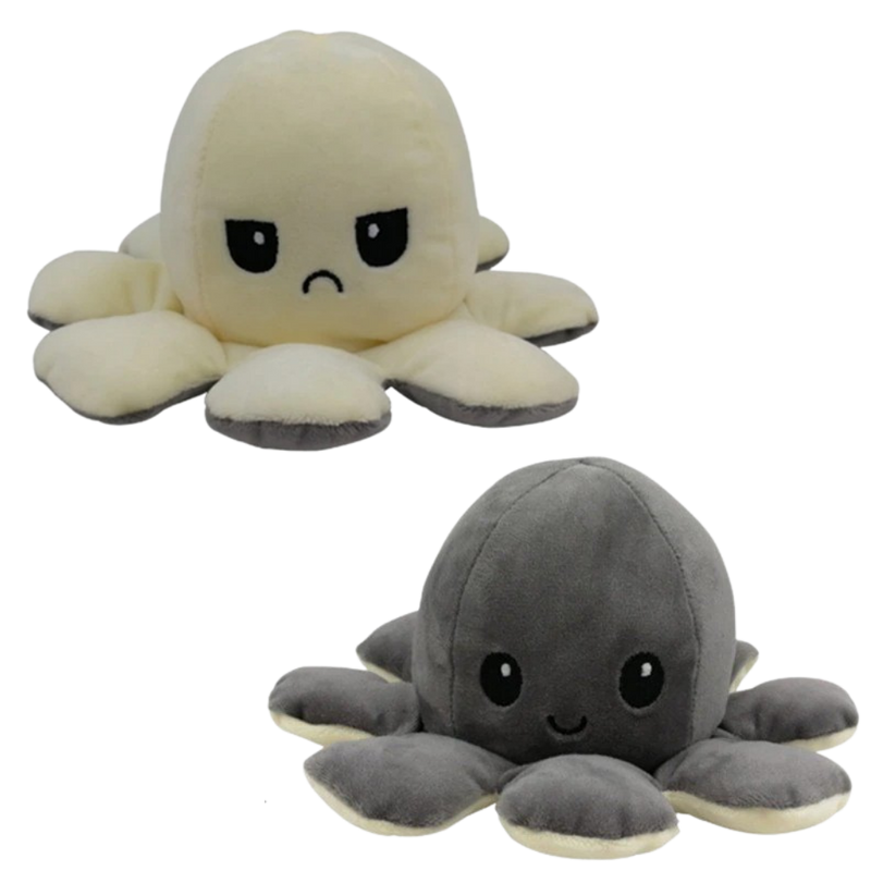 Umkehrbarer Mini-Oktopus Plüschtier