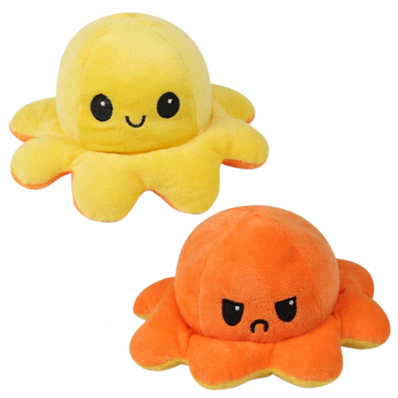 Umkehrbarer Mini-Oktopus Plüschtier