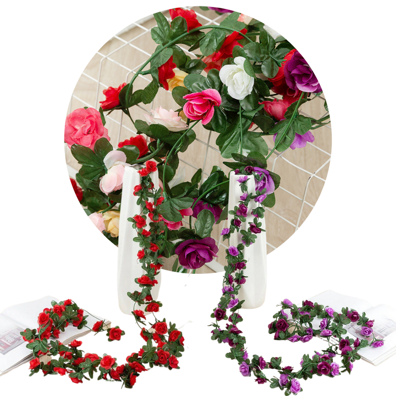 Künstliche Rosen-Girlande