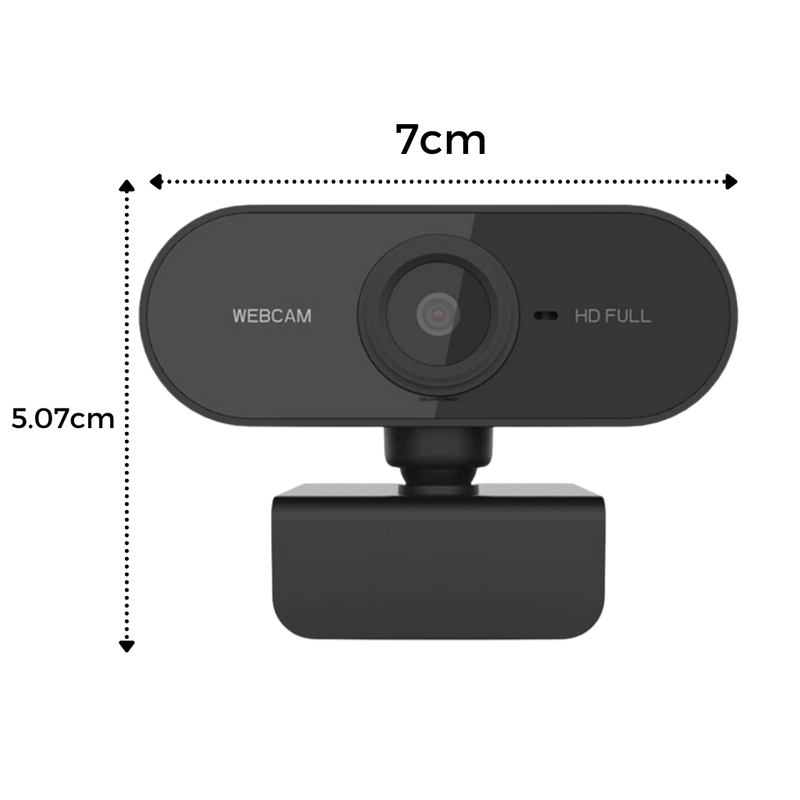 Drehbare 1080p HD USB-Webcam mit Mikrofon