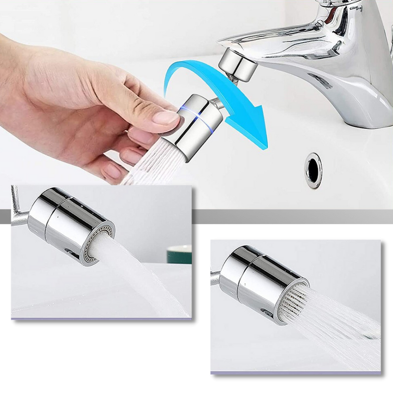 Drehbare, spritzwassergeschützte 360° schwenkbare Wasserhahndüse
