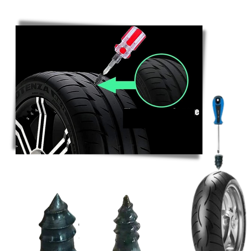 Reparaturnägel für Gummireifen
