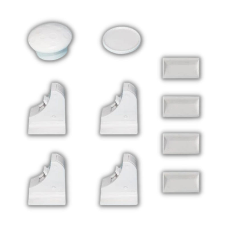Packung mit 4 magnetischen Kindersicherheits-Schrankschlössern