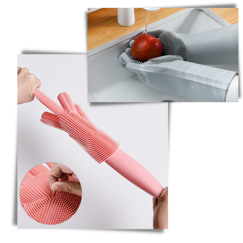 Mehrzweck-Silikon-Spülhandschuhe
