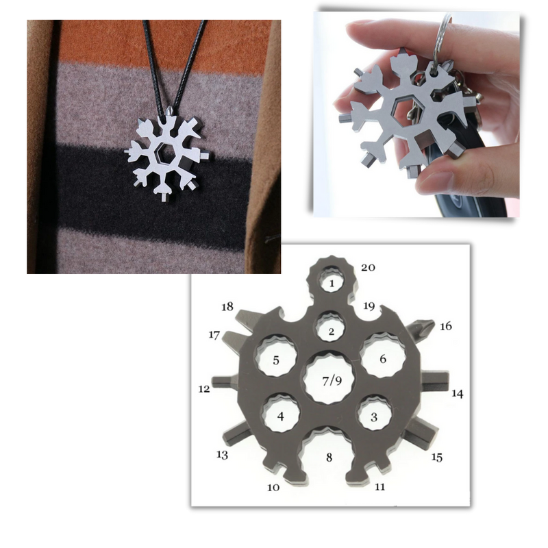 18-in-1-Edelstahl-Schneeflocken-Multitool