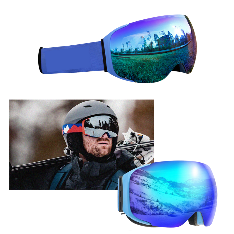 Schneebrille mit Gläsern Bundle