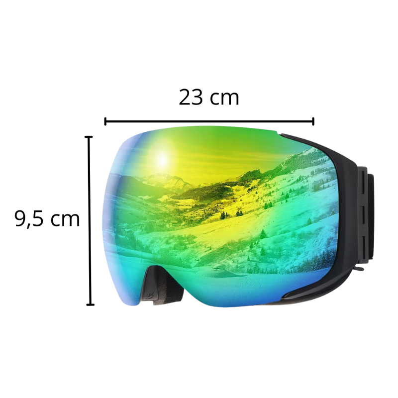 Schneebrille mit Gläsern Bundle