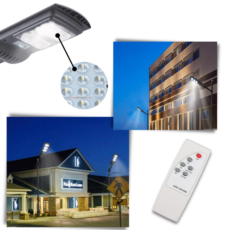 Solarbetriebene Outdoor-LED mit Bewegungsmelder