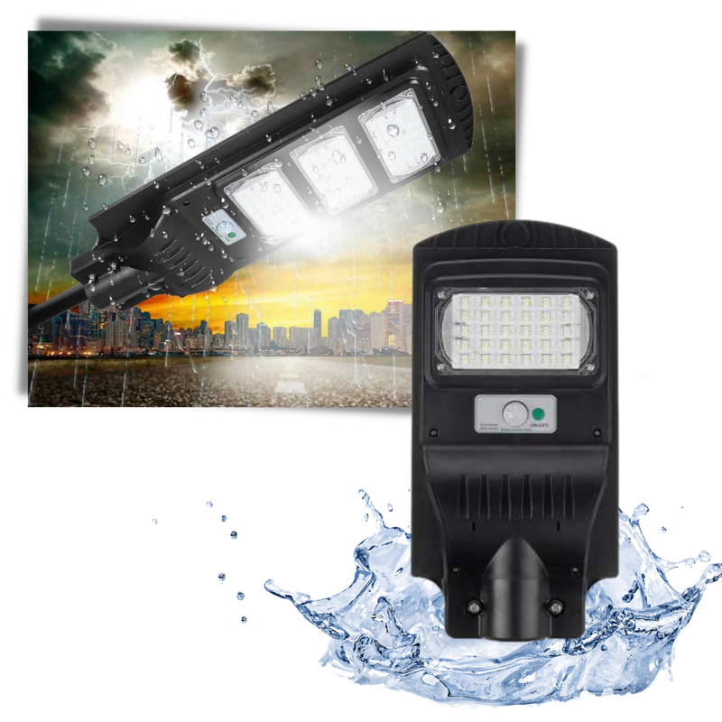 Solarbetriebene Outdoor-LED mit Bewegungsmelder