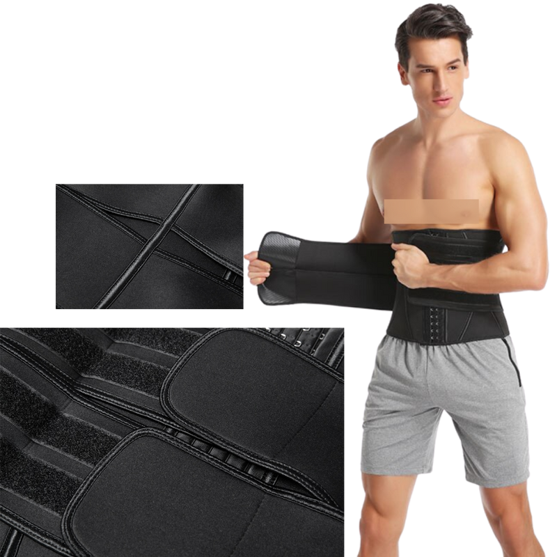 Saunatrainer mit doppeltem Gurtband für die Taille