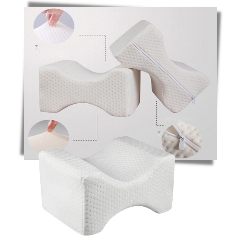 Seitenschläfer-Knie- und Bein-Kopfkissen aus Memory Foam