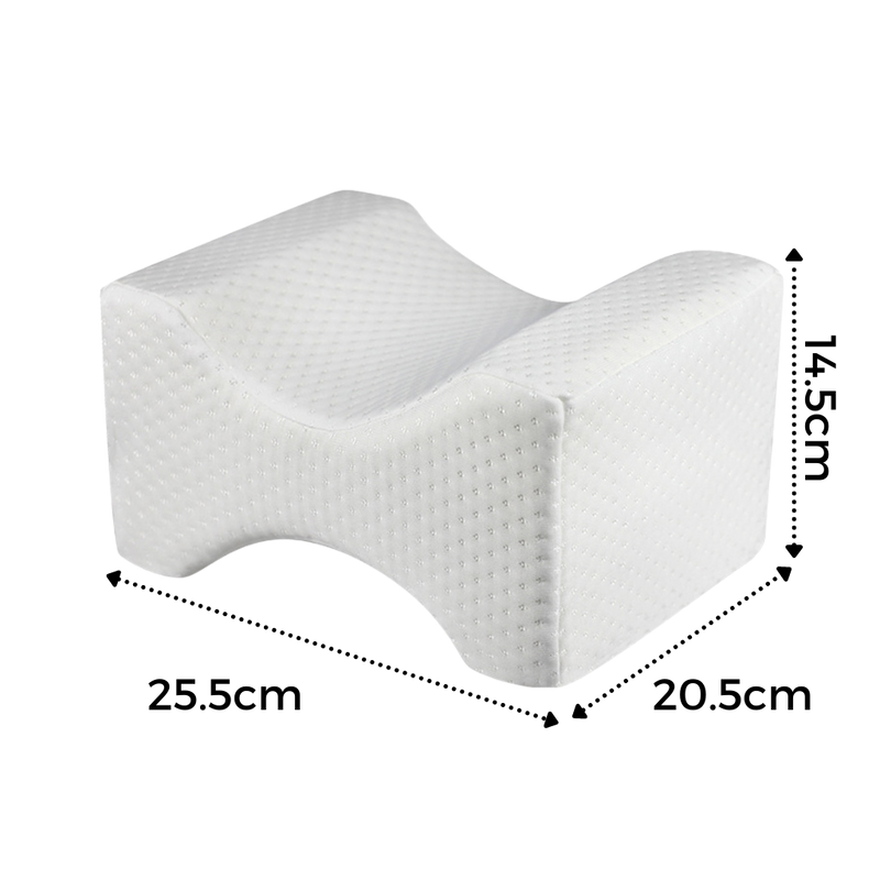 Seitenschläfer-Knie- und Bein-Kopfkissen aus Memory Foam