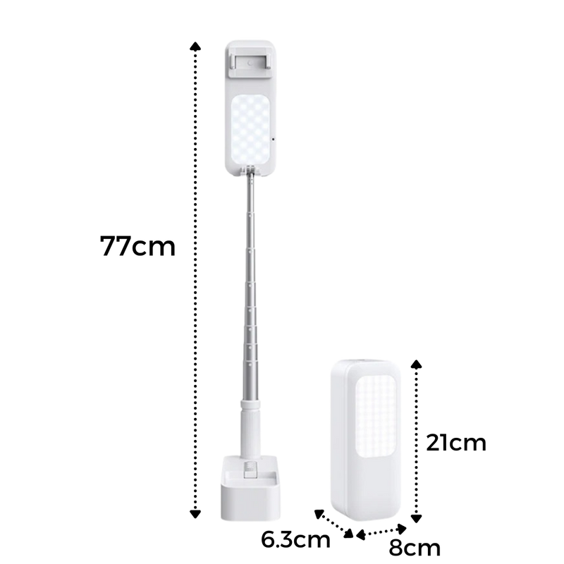Smartphone-Halterung Integrierte Bluetooth-Lichtanlage