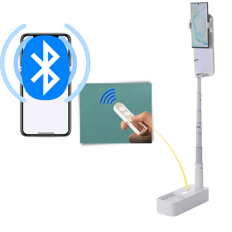 Smartphone-Halterung Integrierte Bluetooth-Lichtanlage