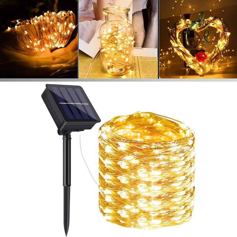 Solar-LED-Lichterkette