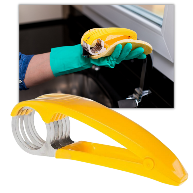 Bananenschneider aus Edelstahl