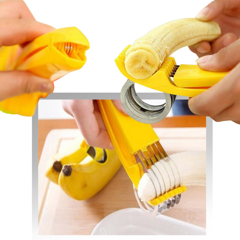 Bananenschneider aus Edelstahl