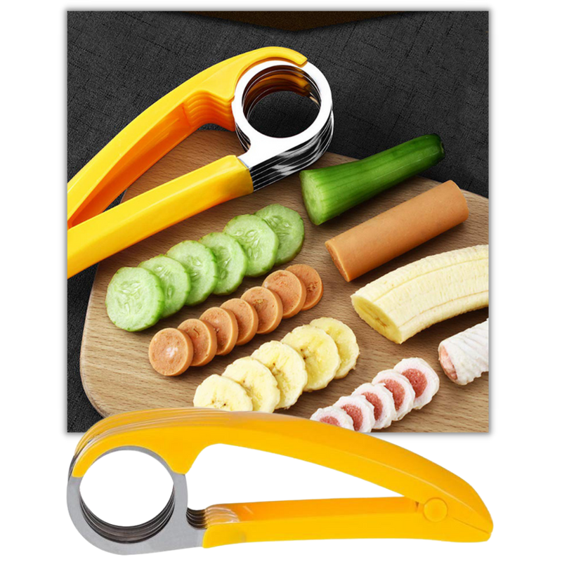 Bananenschneider aus Edelstahl