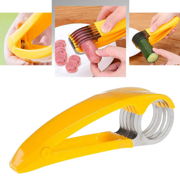 Bananenschneider aus Edelstahl