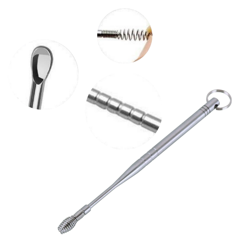 Edelstahl-Ohrenschmalz-Reinigungsgeräteset
