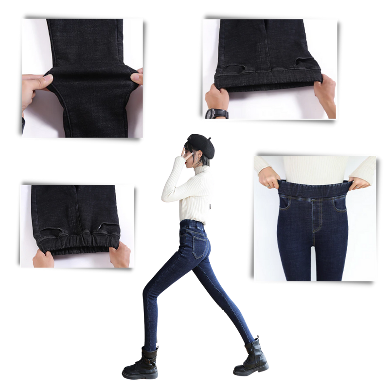 Thermische Fleecy-Jeggings für Frauen