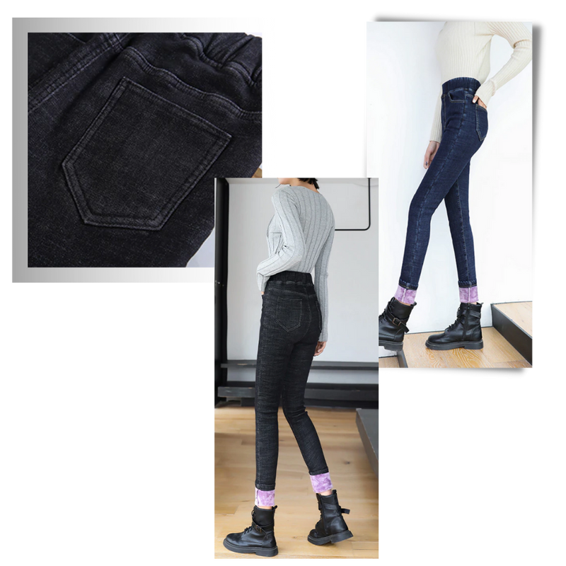 Thermische Fleecy-Jeggings für Frauen