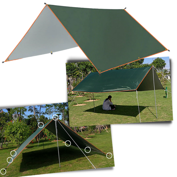 Wasserdichtes Camping Tarp Set