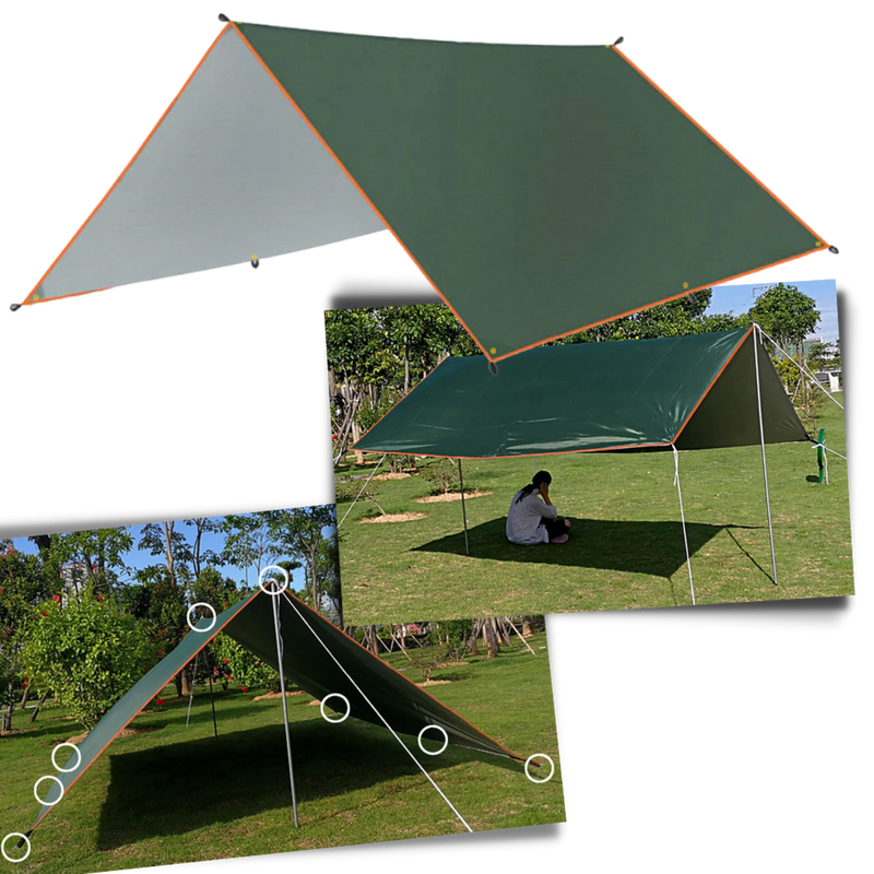 Wasserdichtes Camping Tarp Set