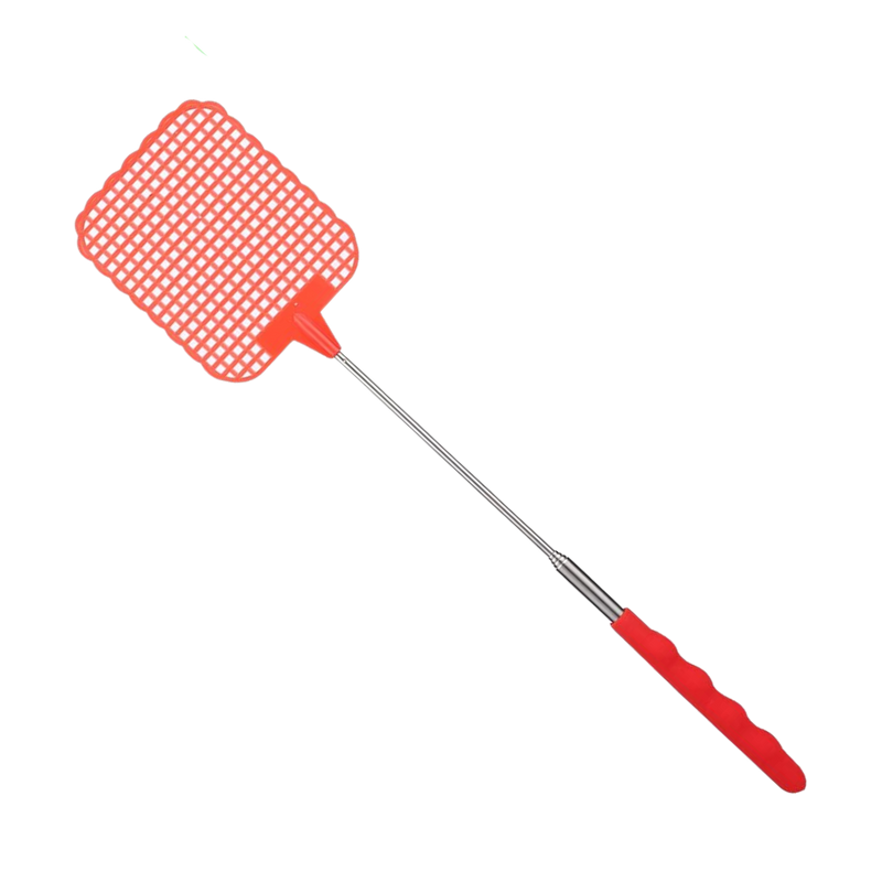 Teleskop-Edelstahl-Handfliegenklatsche