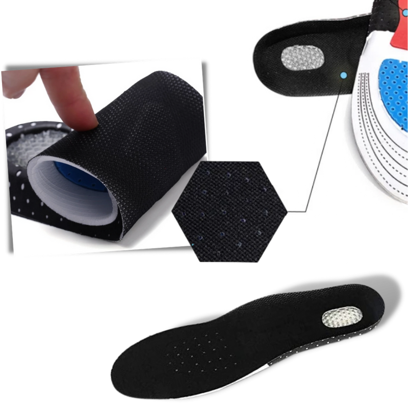 Unisex-Gel-Einlegesohlen für Laufschuhe