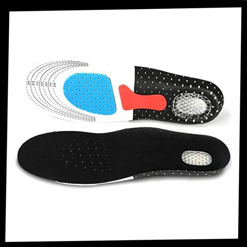Unisex-Gel-Einlegesohlen für Laufschuhe