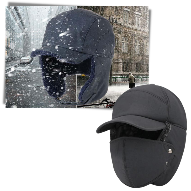 Winddichte Unisex-Mütze zum Schutz von Ohren und Gesicht