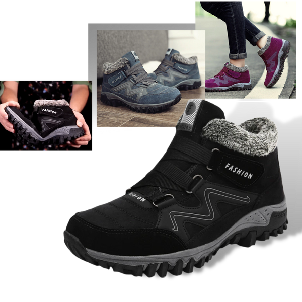 Leder-Winterstiefel