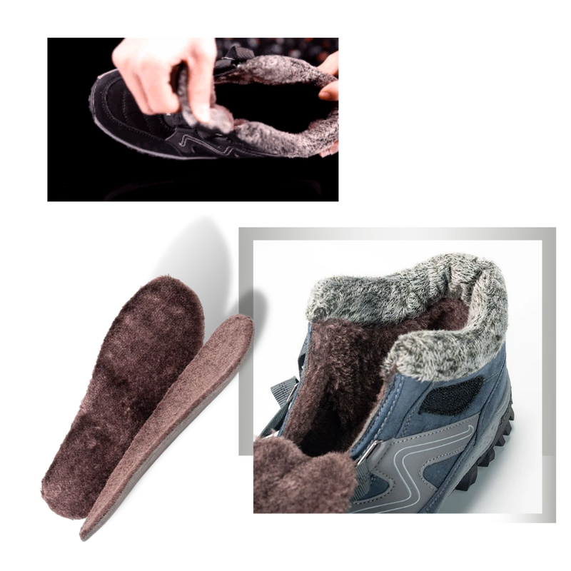 Leder-Winterstiefel
