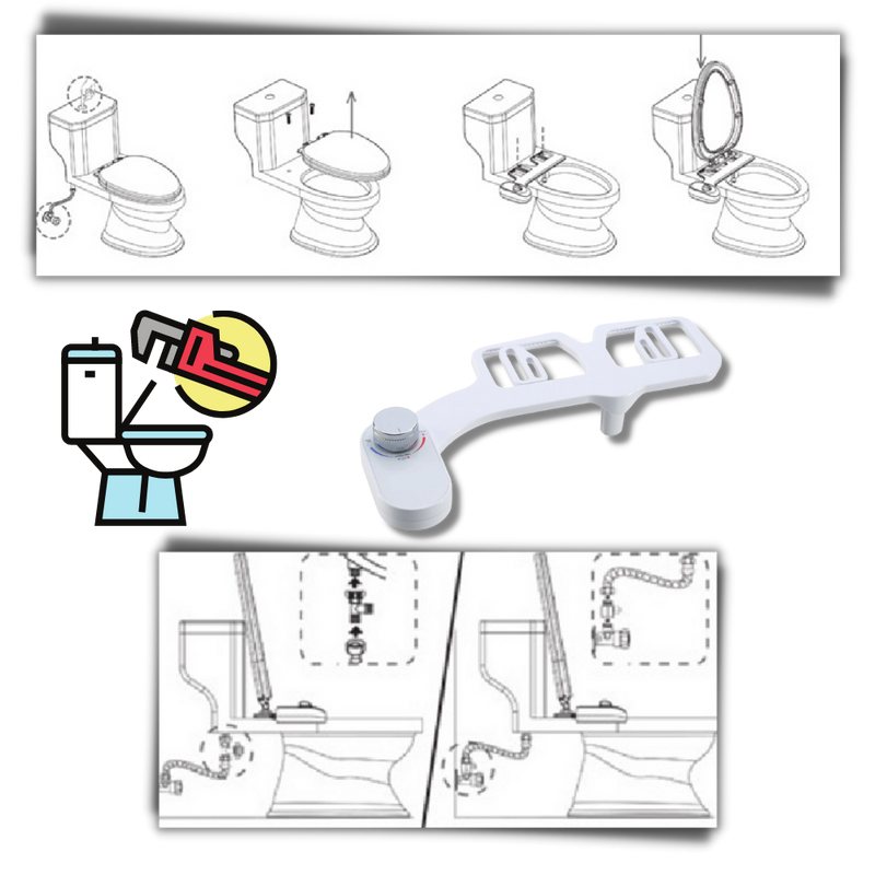 Aufsatz für Bidet-Toilette