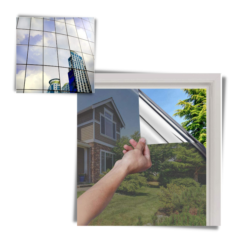 Reflektierende Fenster-Sichtschutzfolie