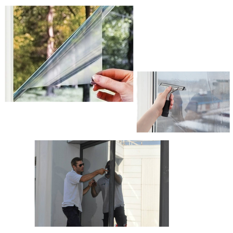 Reflektierende Fenster-Sichtschutzfolie