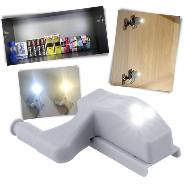 3er-Pack Scharnier-LED-Leuchten