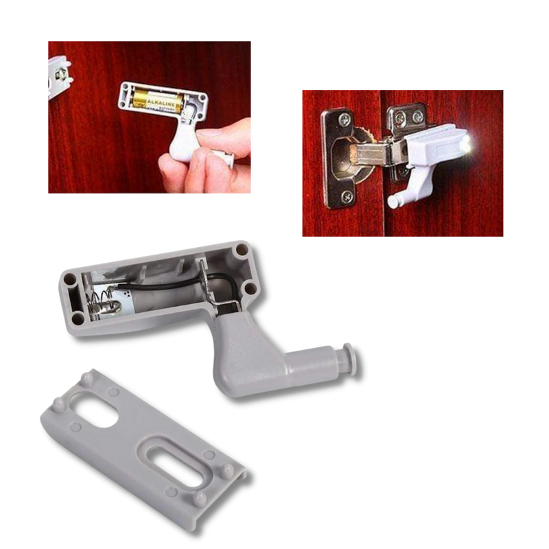 3er-Pack Scharnier-LED-Leuchten