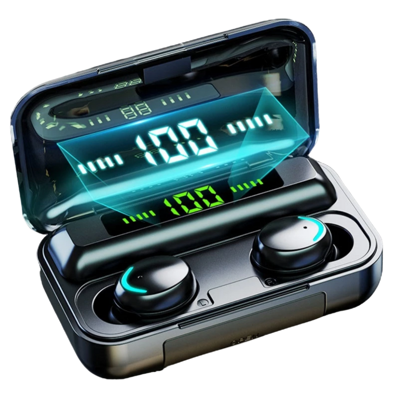 Bluetooth-Kopfhörer mit Akku-Ladebox