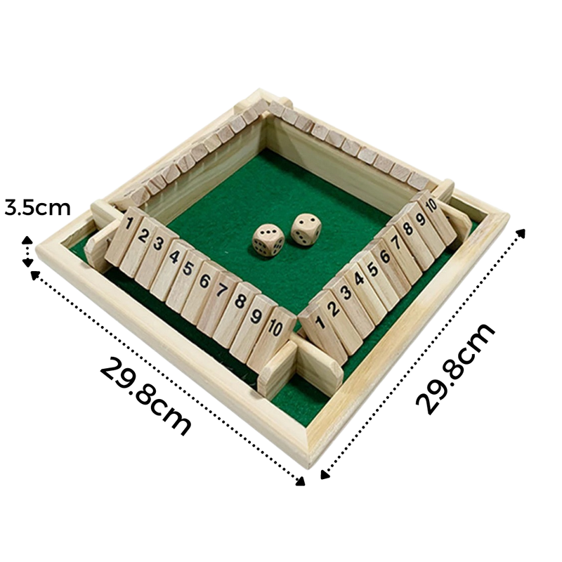 Würfelspiel aus Holz