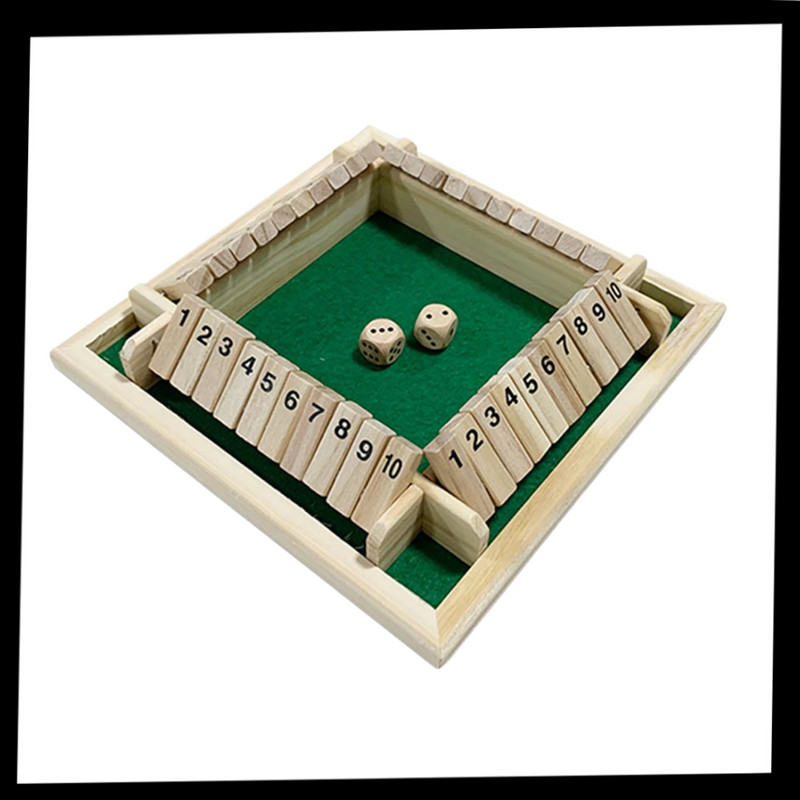 Würfelspiel aus Holz