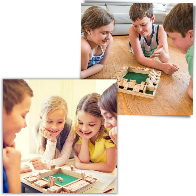 Würfelspiel aus Holz