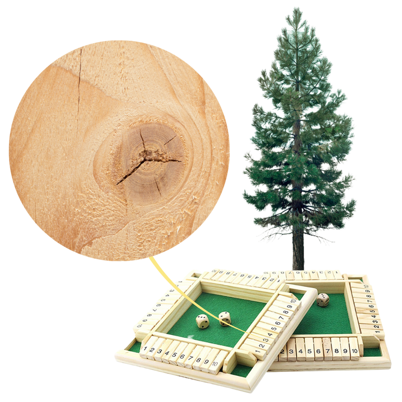 Würfelspiel aus Holz
