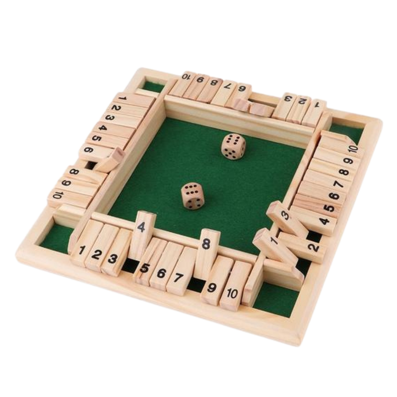 Würfelspiel aus Holz