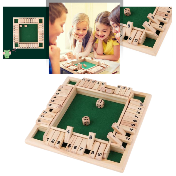 Würfelspiel aus Holz