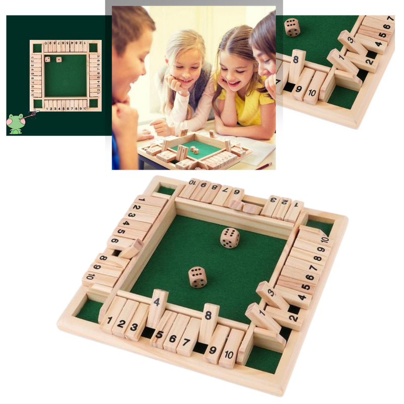 Würfelspiel aus Holz